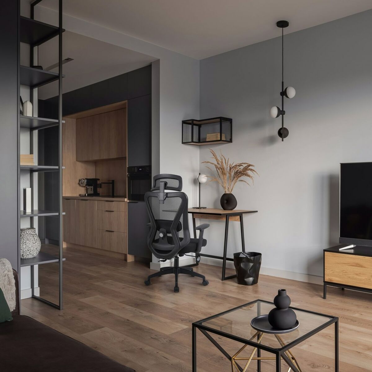 Silla de Oficina Activejet T5 BLACK Negro