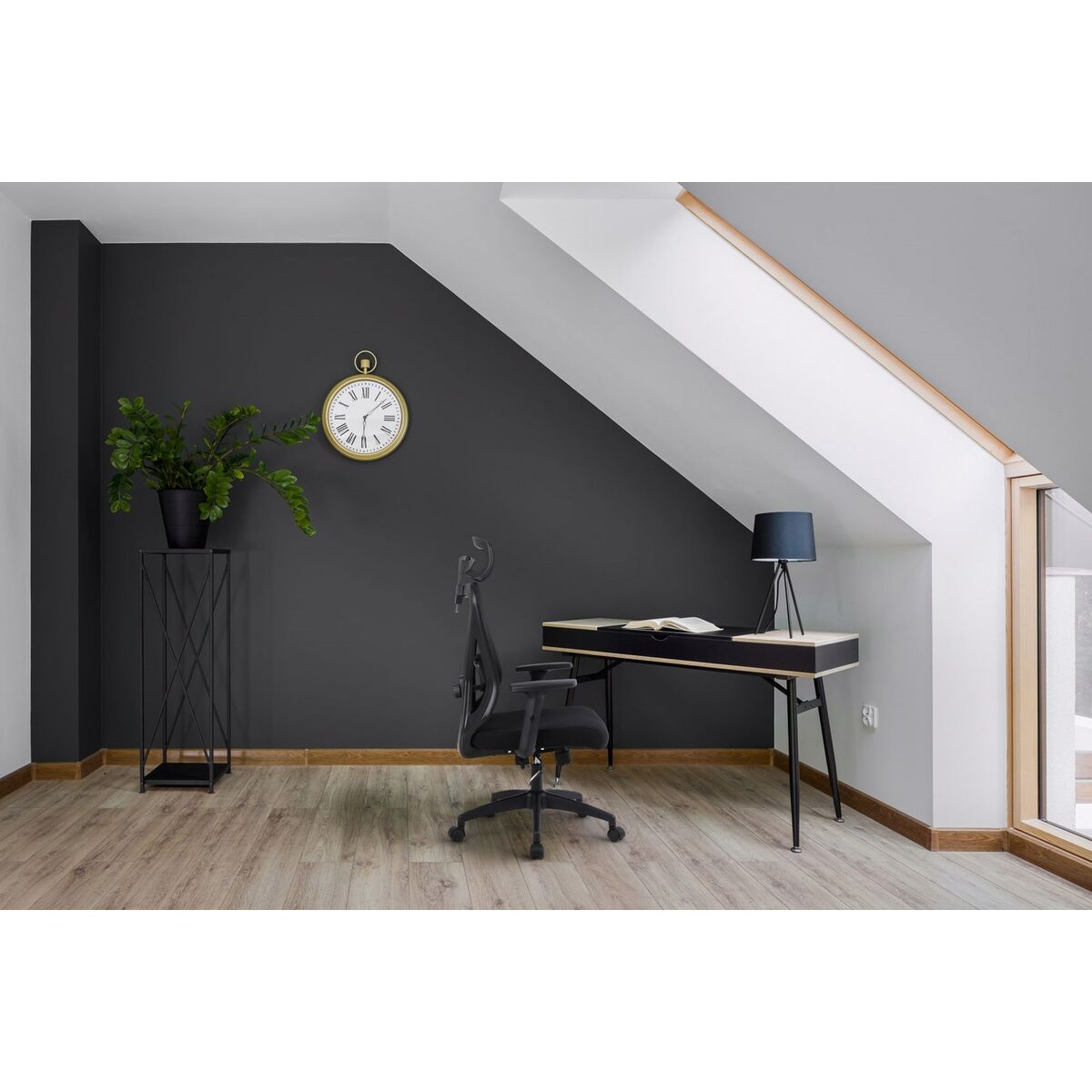 Silla de Oficina Activejet T5 BLACK Negro