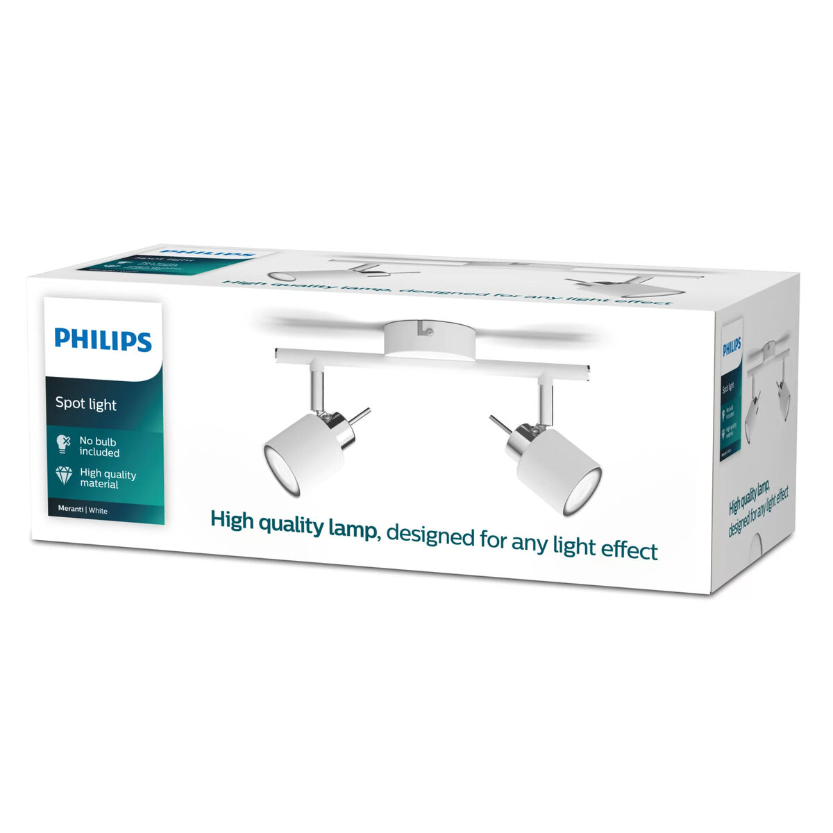 Foco Philips meranti Blanco GU10 (2 Unidades)