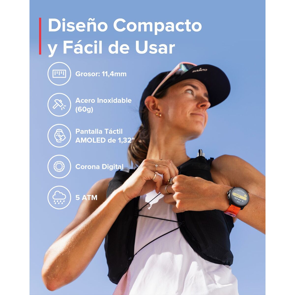 Reloj Hombre Suunto SS051014000 Negro