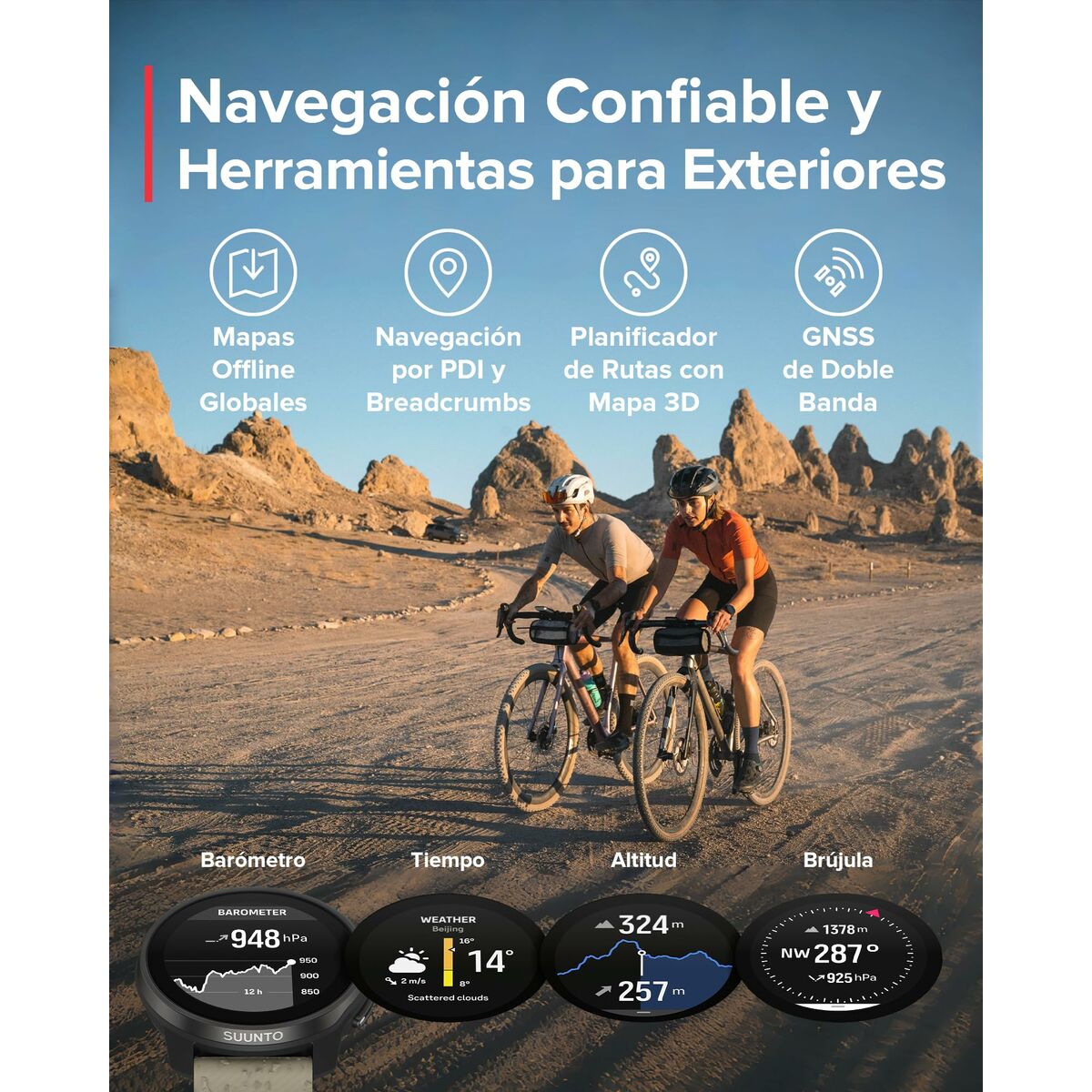 Reloj Hombre Suunto SS051014000 Negro