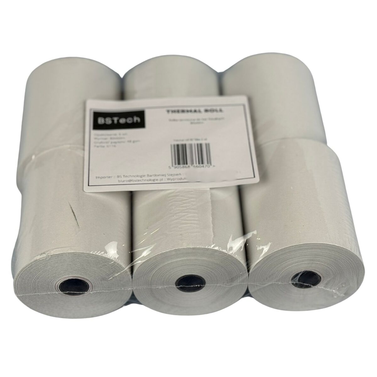 Rollo Papel Térmico Papier do kas fiskalnych 80x60m Blanco