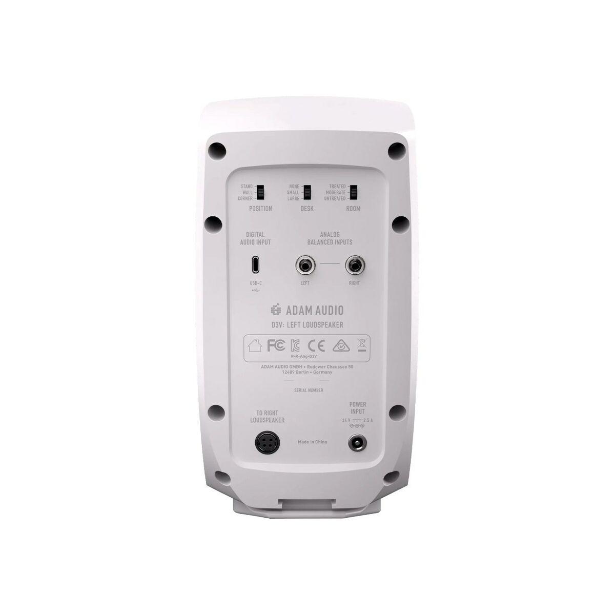 Altavoz Bluetooth Portátil Adam Audio ADAM D3V WH