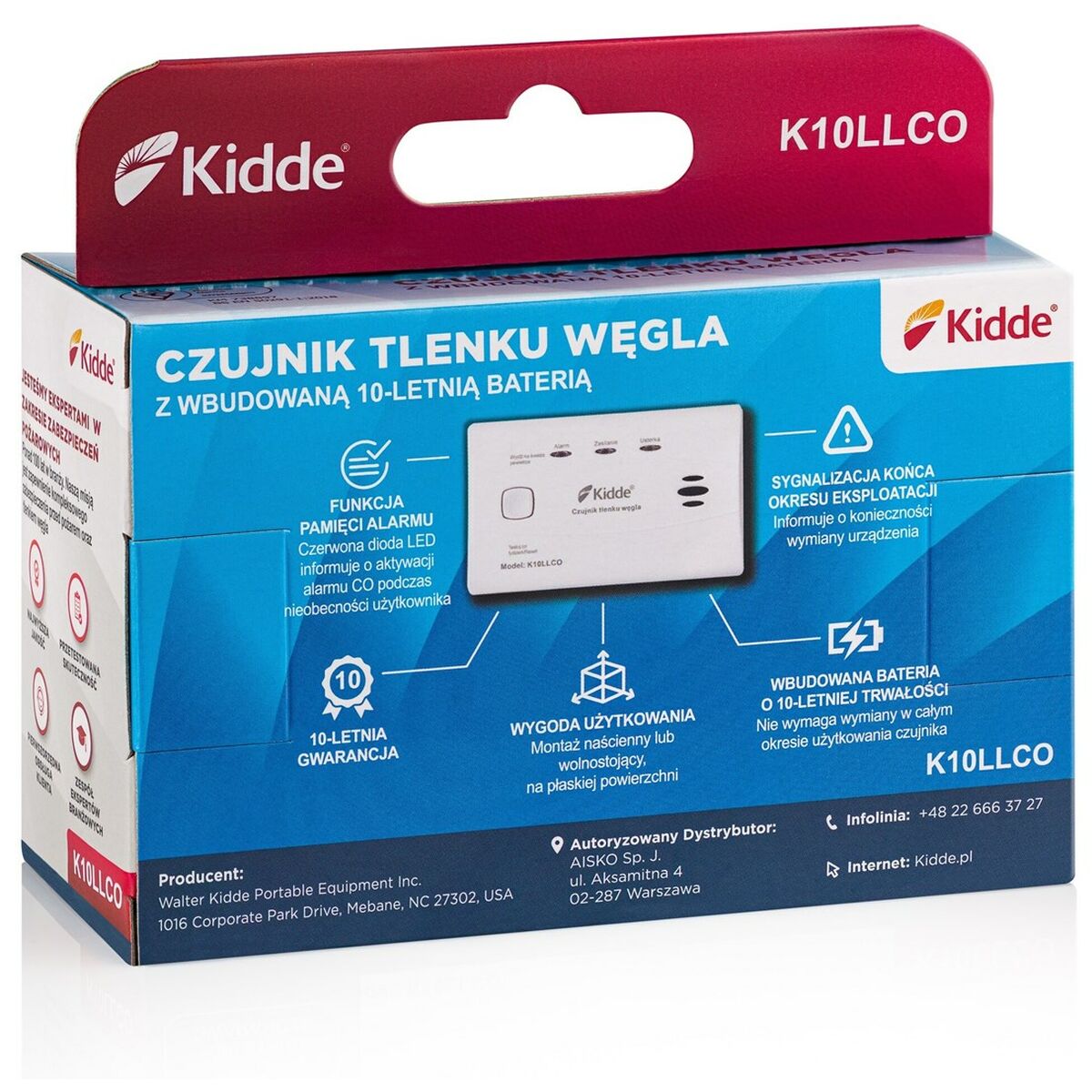 Sistema de Alarma Kidde K10LLCO