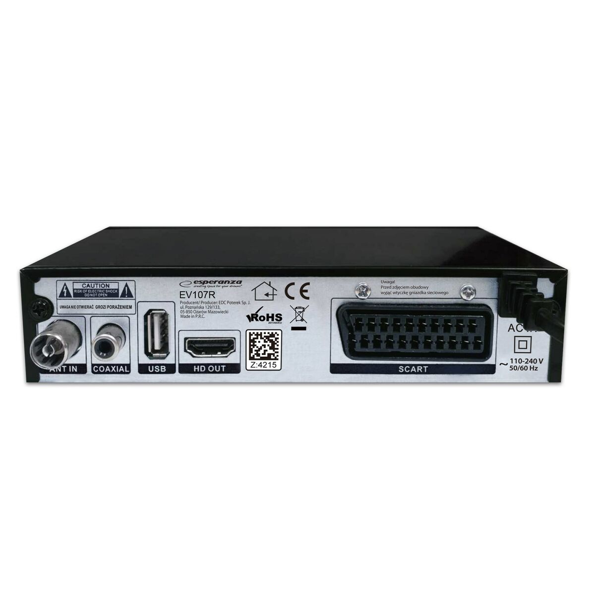 Sintonizador TDT Esperanza EV107R