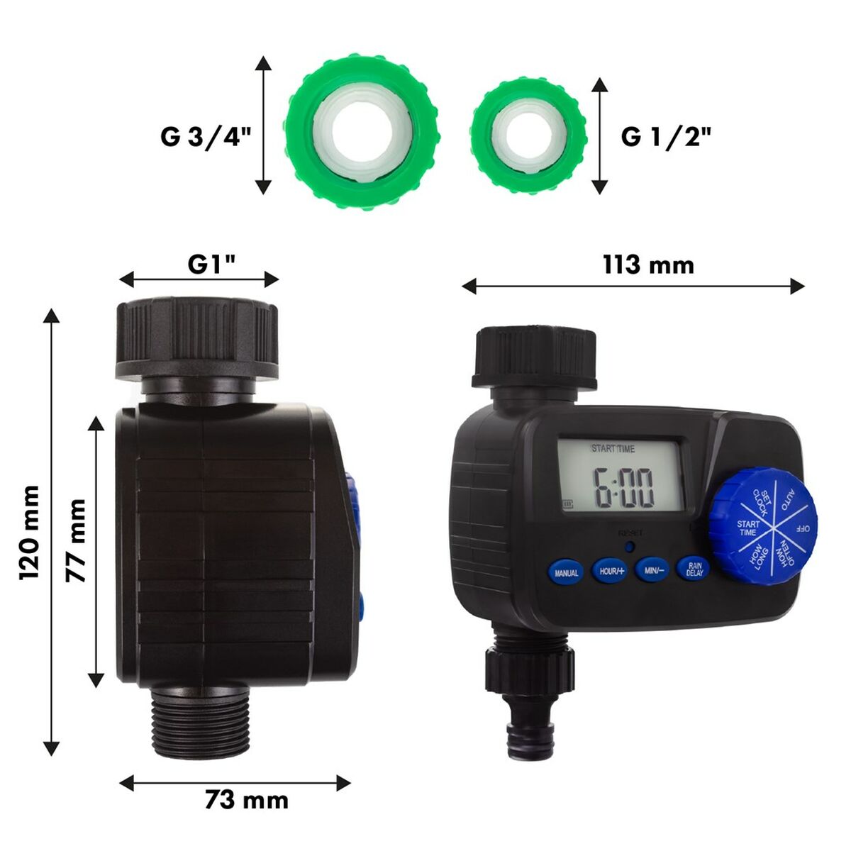 Temporizador para Manguera Greenblue GB390