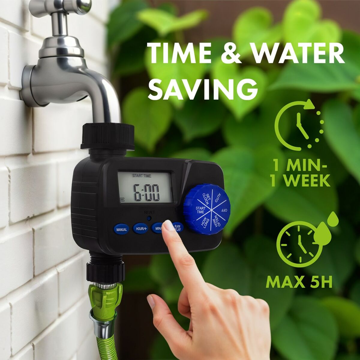 Temporizador para Manguera Greenblue GB390