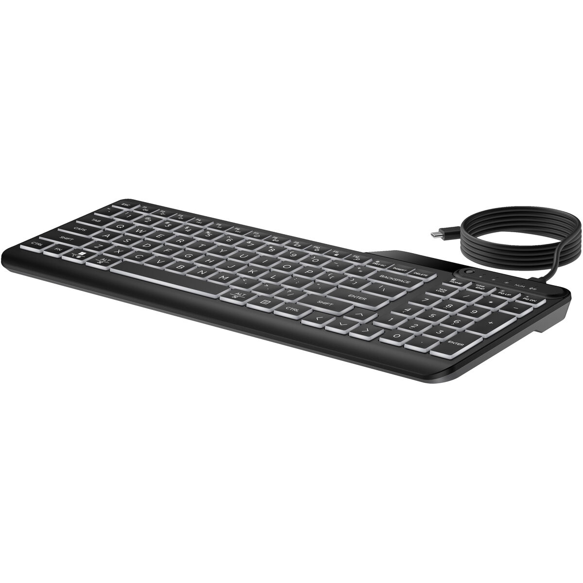 Teclado HP 7N7C0AA#ABB Negro QWERTY