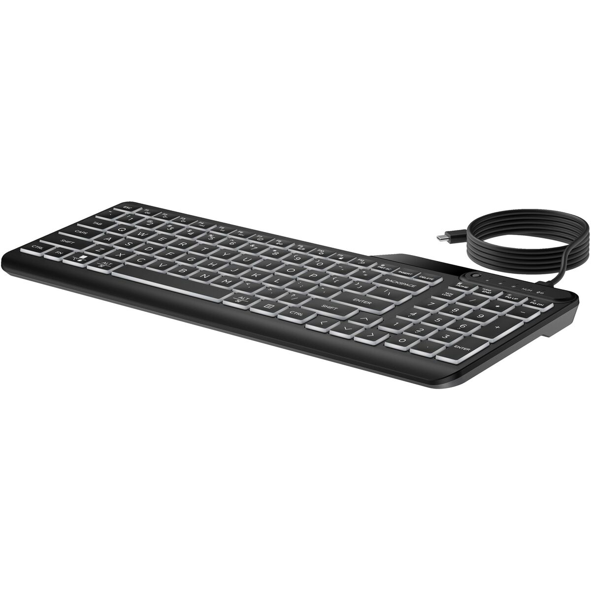 Teclado HP 7N7C0AA#ABB Negro QWERTY