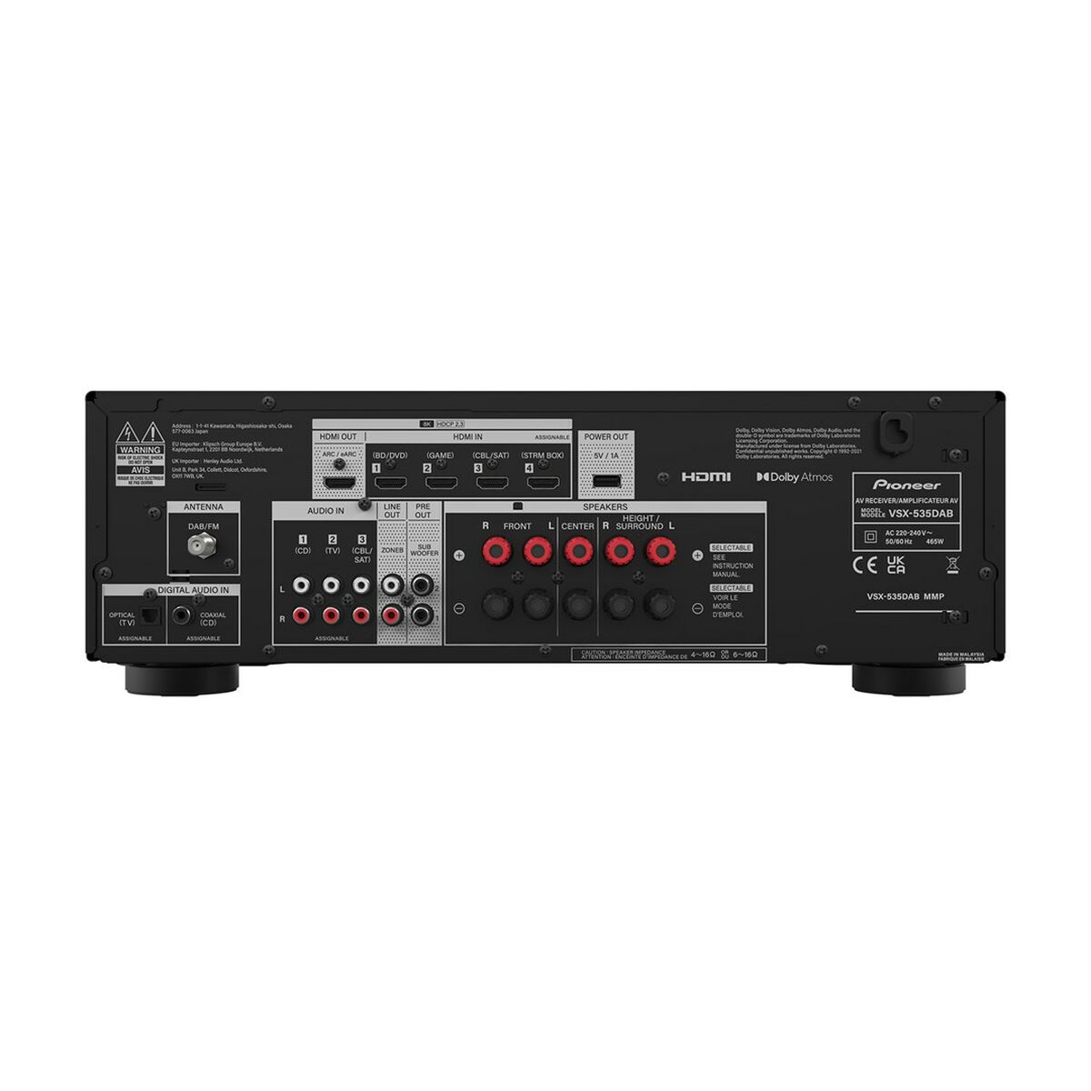Switch HDMI Pioneer VSX535DAB