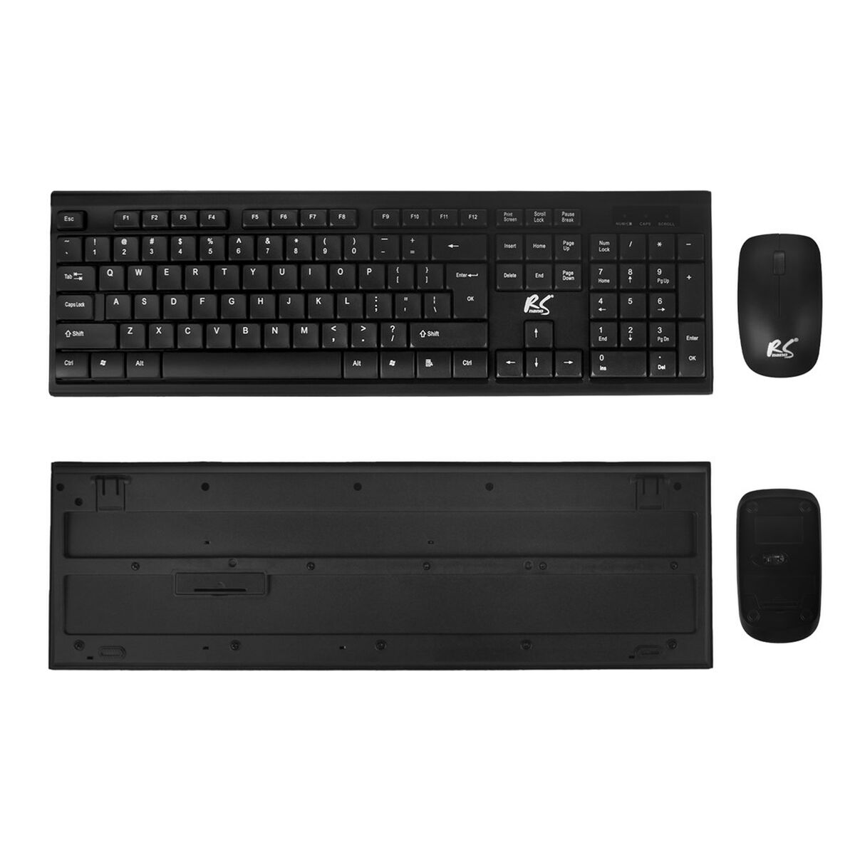 Teclado y Ratón Nano RS RS580 Negro