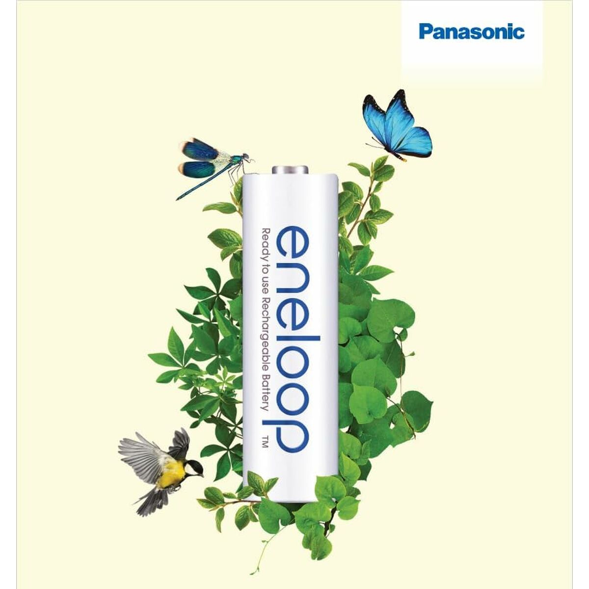 Pilas Recargables Panasonic BK-3HCDE/4CP+CASE