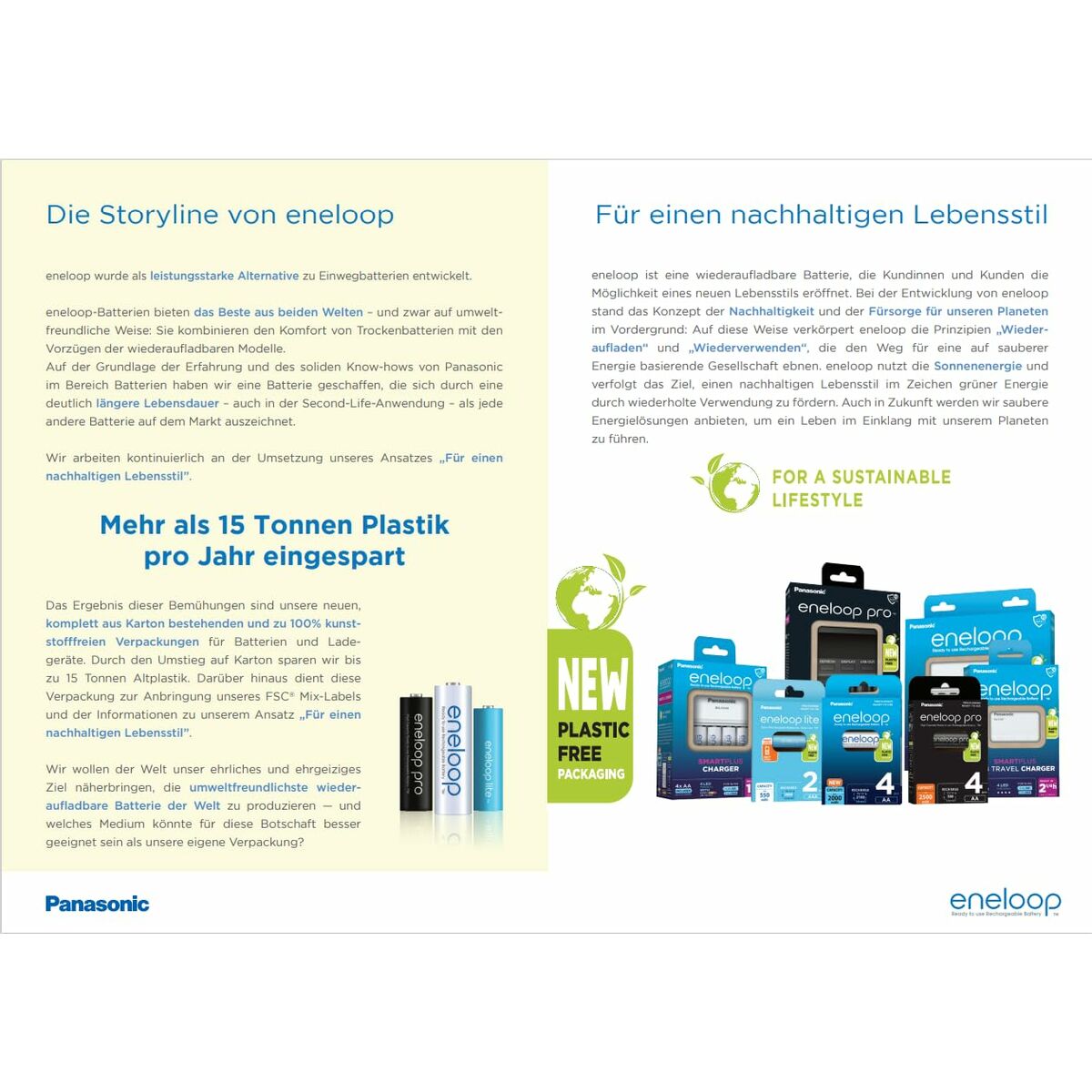 Pilas Recargables Panasonic BK-3HCDE/4CP+CASE