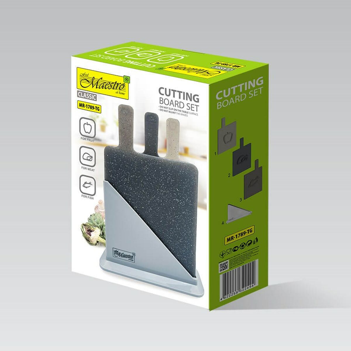 Juego de Cuchillos de Cocina y Soporte Feel Maestro MR-1789TG