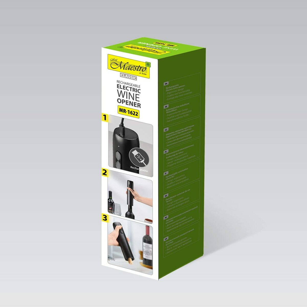 Juego de Cuchillos de Cocina y Soporte Feel Maestro MR-1622