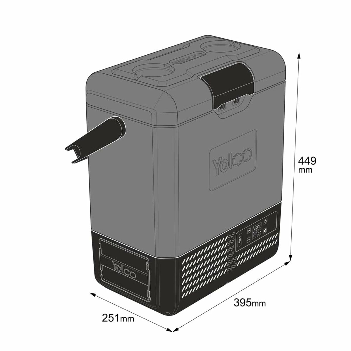 Mini Nevera Yolco ET8 CARBON