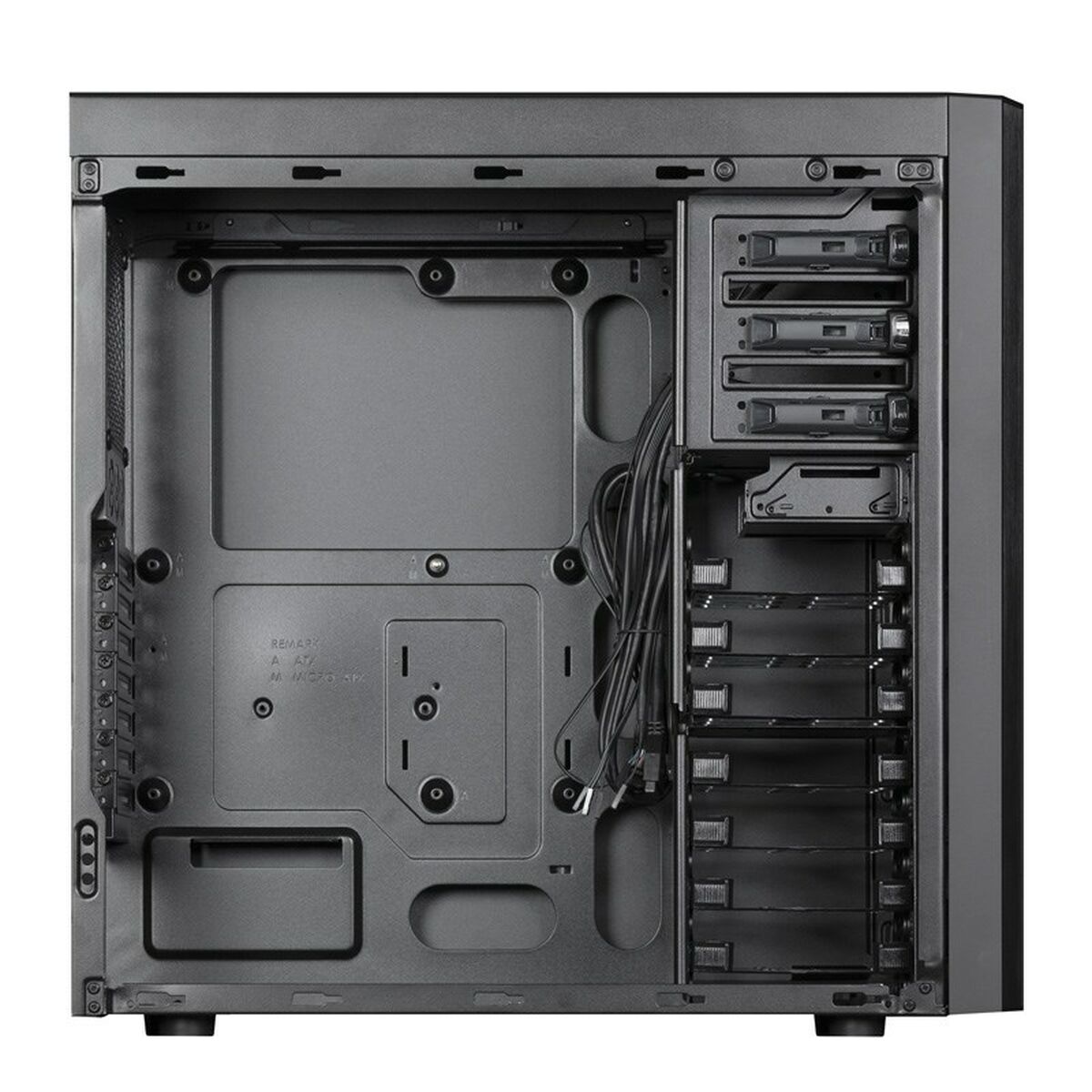 Caja Semitorre ATX Chieftec CW-01B-OP Negro