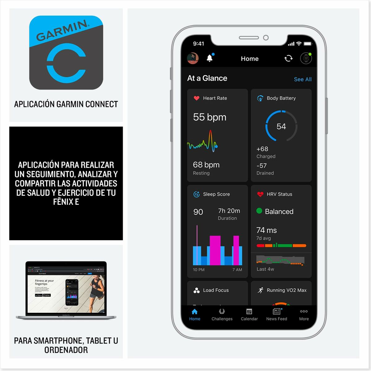 Reloj Hombre GARMIN 010-03025-01 Negro