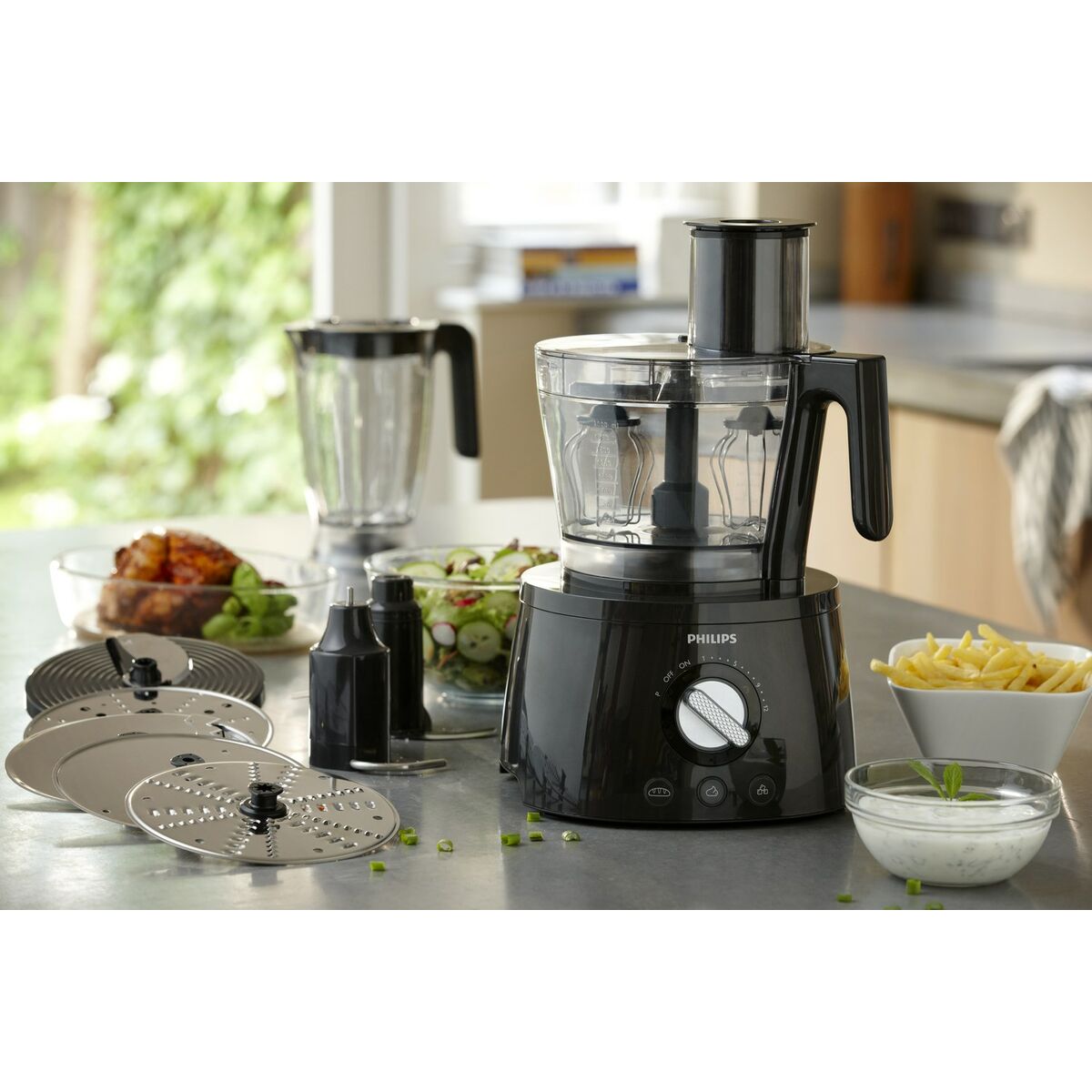 Robot de Cocina Philips HR7776/90 1000 W 1300 W 2,2 L