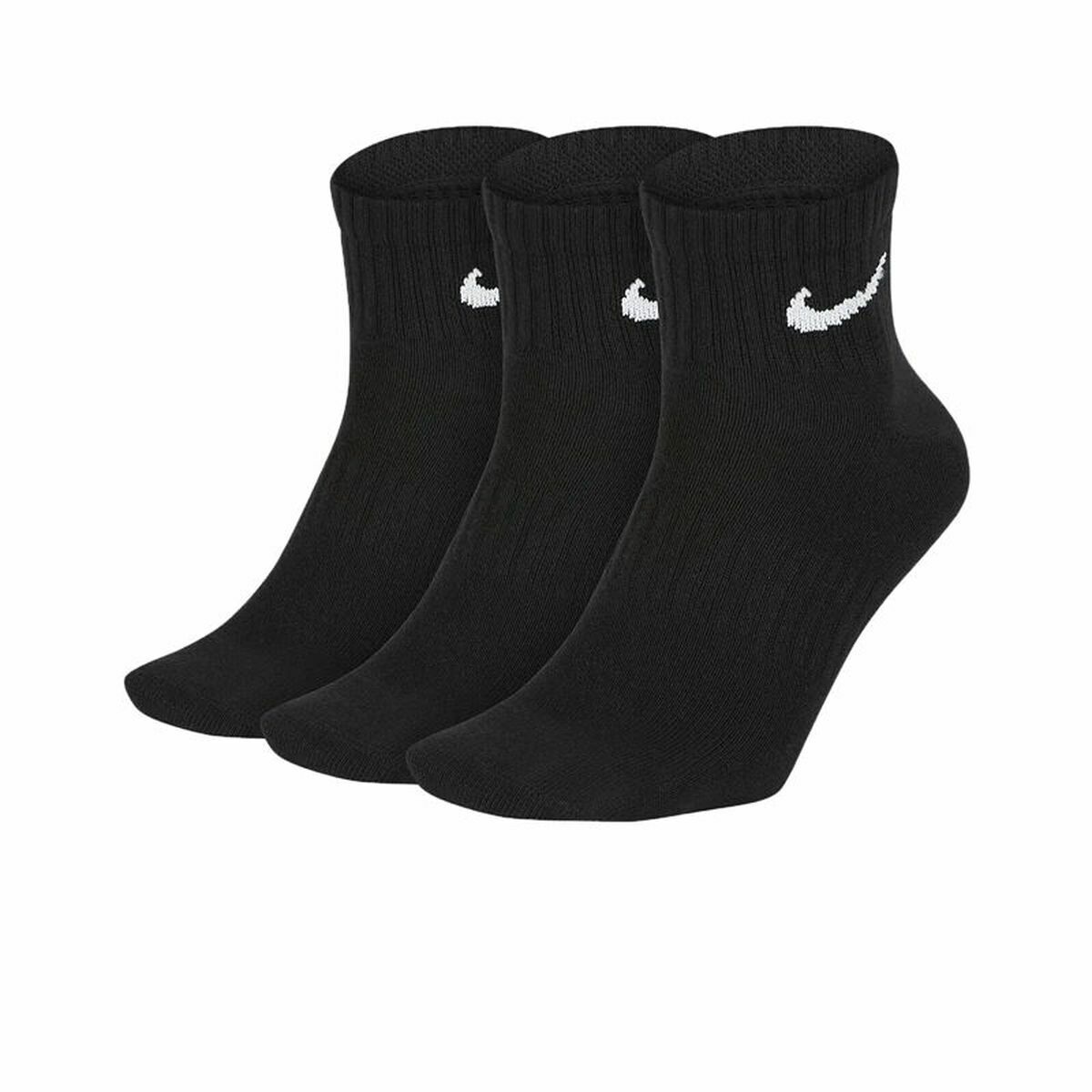 Calcetines Deportivos Nike U NK EVERYDAY LTWT ANKLE 3PR SX7677 010 Negro