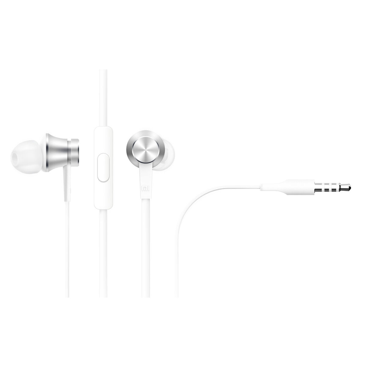Auriculares Xiaomi Mi In-Ear Headphones Basic ZBW4355TY Plata (10 Unidades)