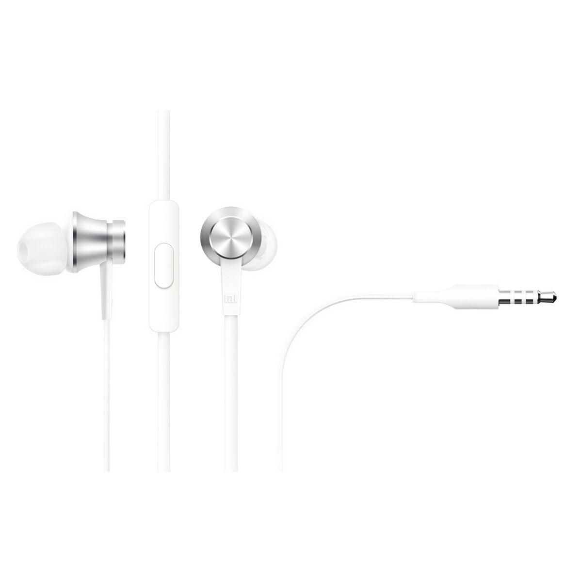 Auriculares Xiaomi Mi In-Ear Headphones Basic ZBW4355TY Plata (10 Unidades)