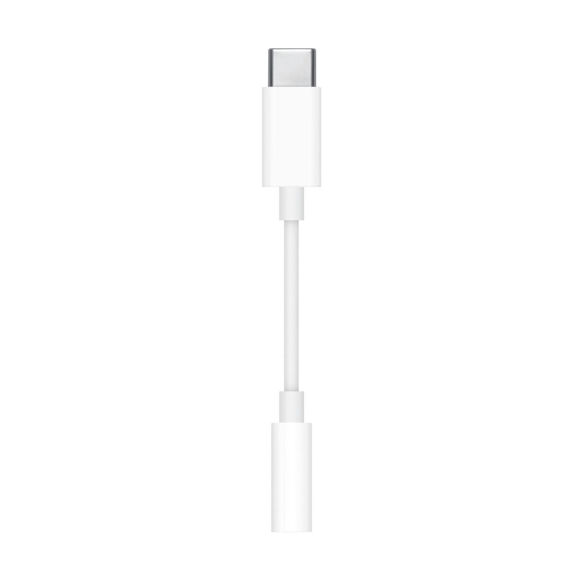 Adaptador USB-C a Jack 3.5 mm Apple MU7E2ZM/A Blanco (10 Unidades)