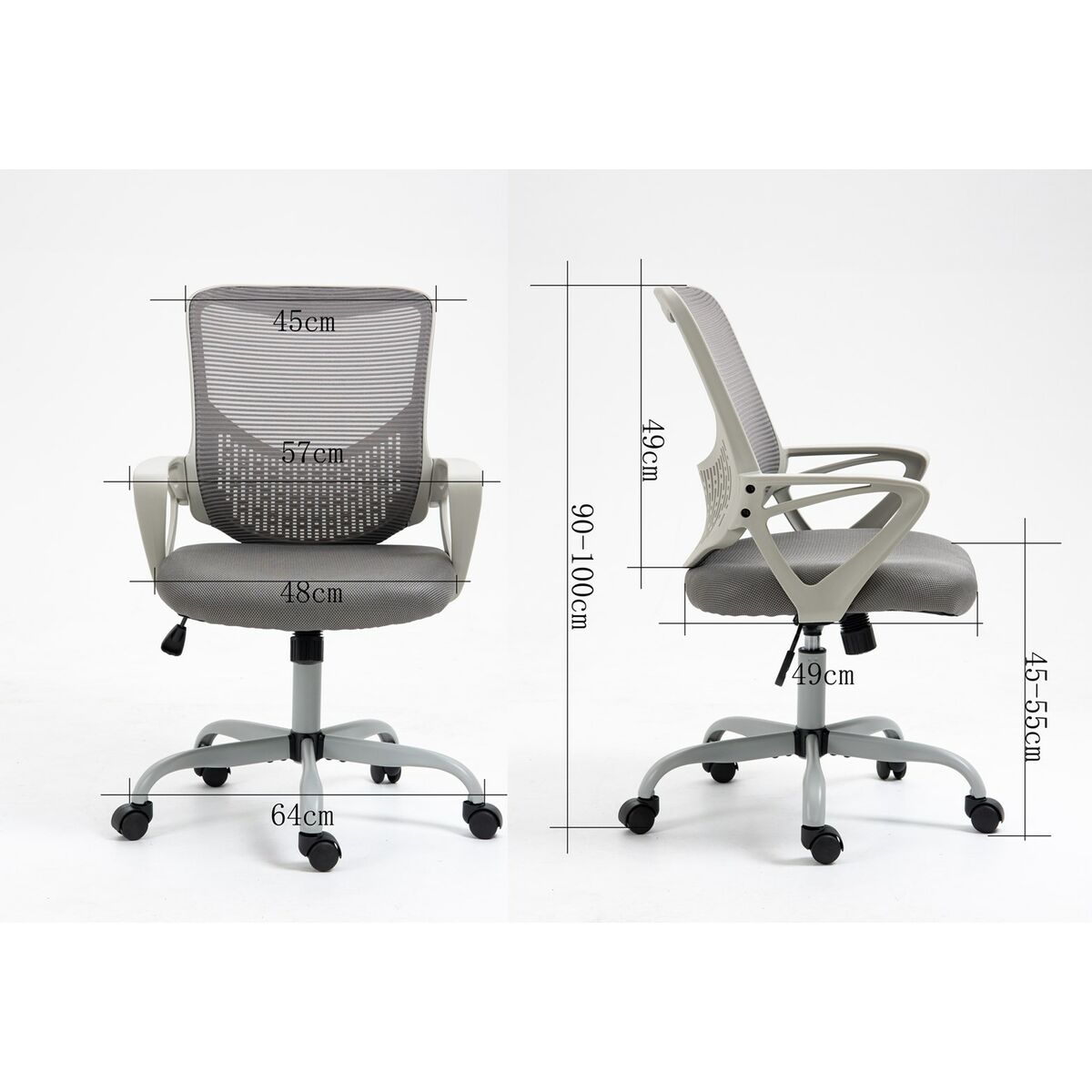 Silla de Oficina Activejet YK507 SZ Gris