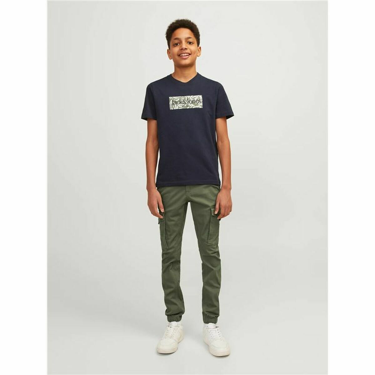 Pantalones Cortos Deportivos para Niños Jack & Jones Verde