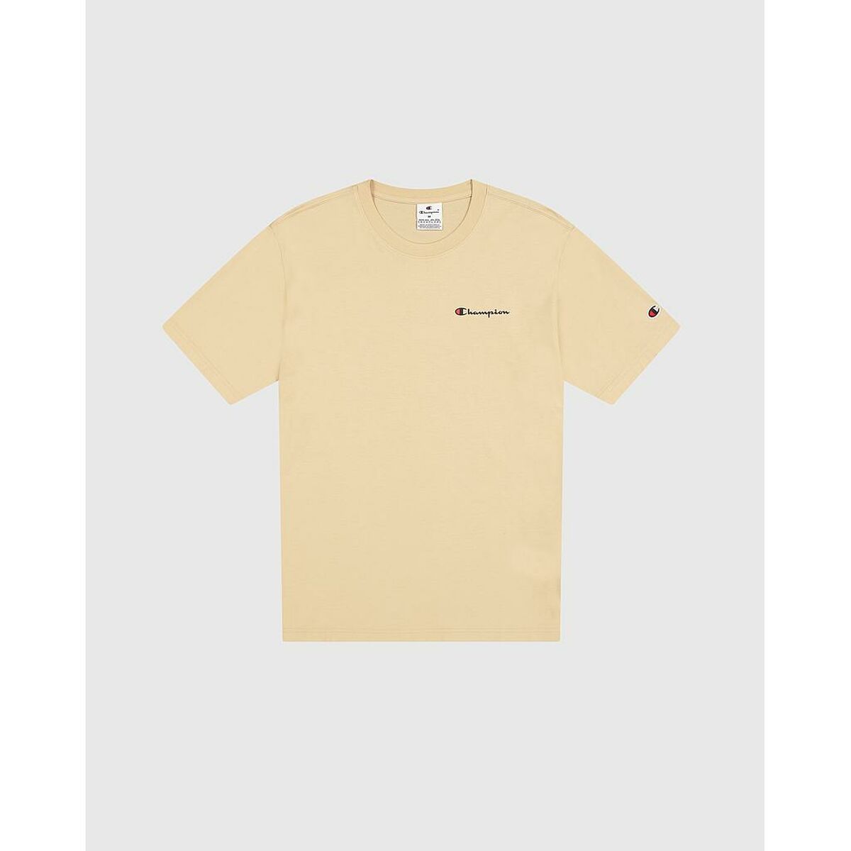 Camiseta de Manga Corta Hombre Champion CHAMPION SS TEE 220264 WKK Beige