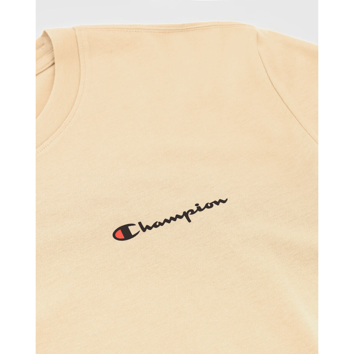 Camiseta de Manga Corta Hombre Champion CHAMPION SS TEE 220264 WKK Beige