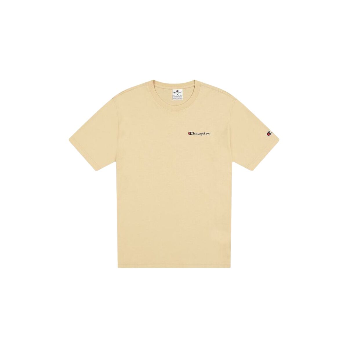 Camiseta de Manga Corta Hombre Champion CHAMPION SS TEE 220264 WKK Beige