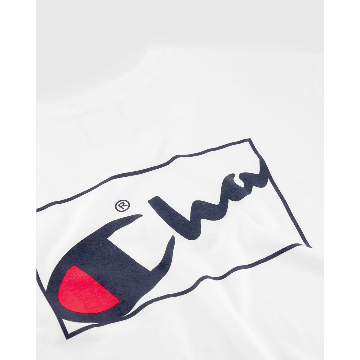 Camiseta de Manga Corta Hombre Champion CHAMPION SS TEE 220775 Blanco