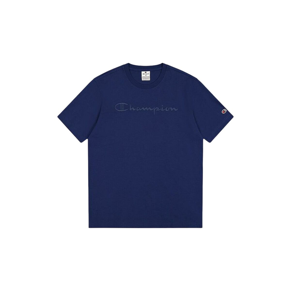 Camiseta de Manga Corta Hombre Champion CHAMPION SS TEE 220273 Azul marino