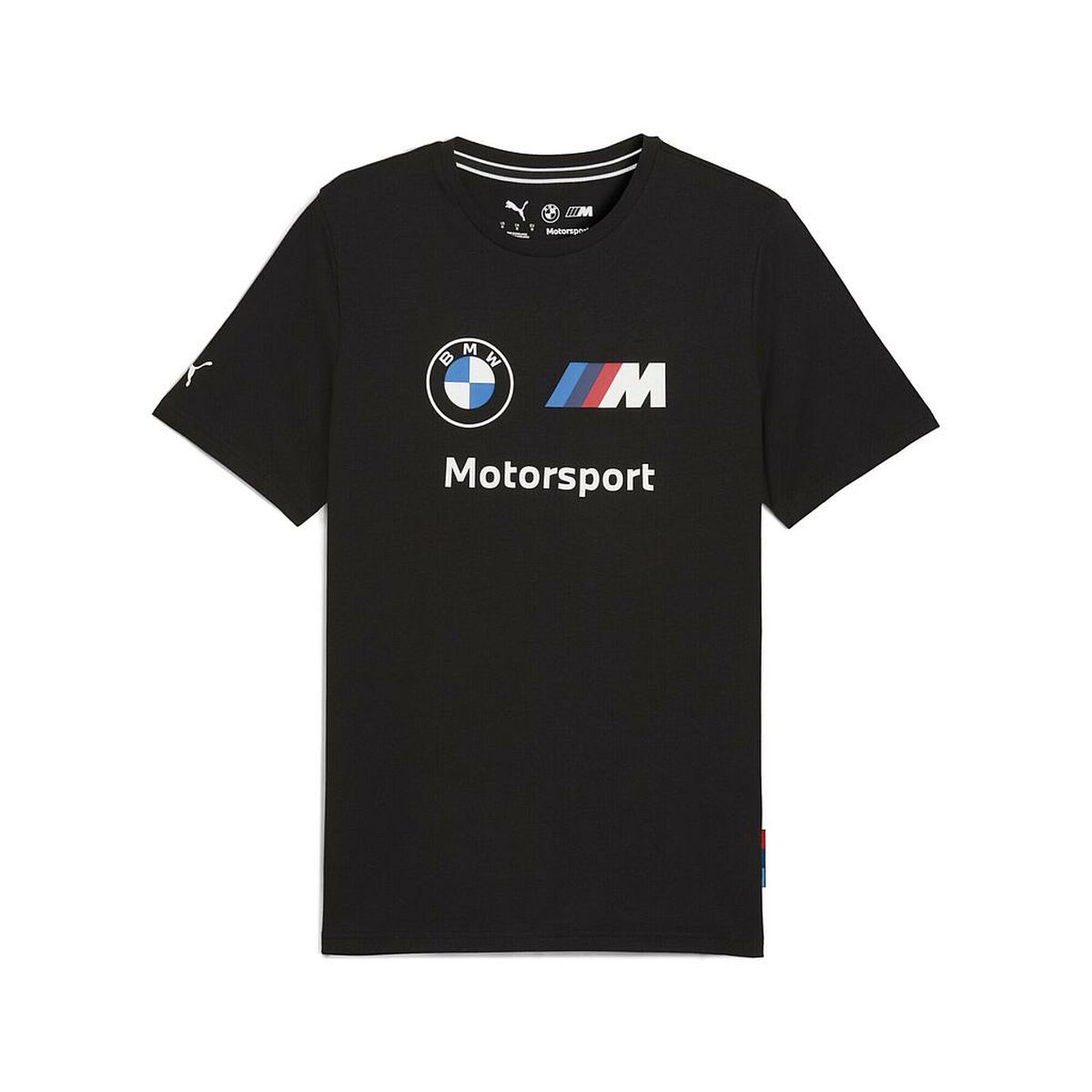 Camiseta de Manga Corta Hombre Puma BMW MMS ESS LOGO TEE 632358 01 Negro