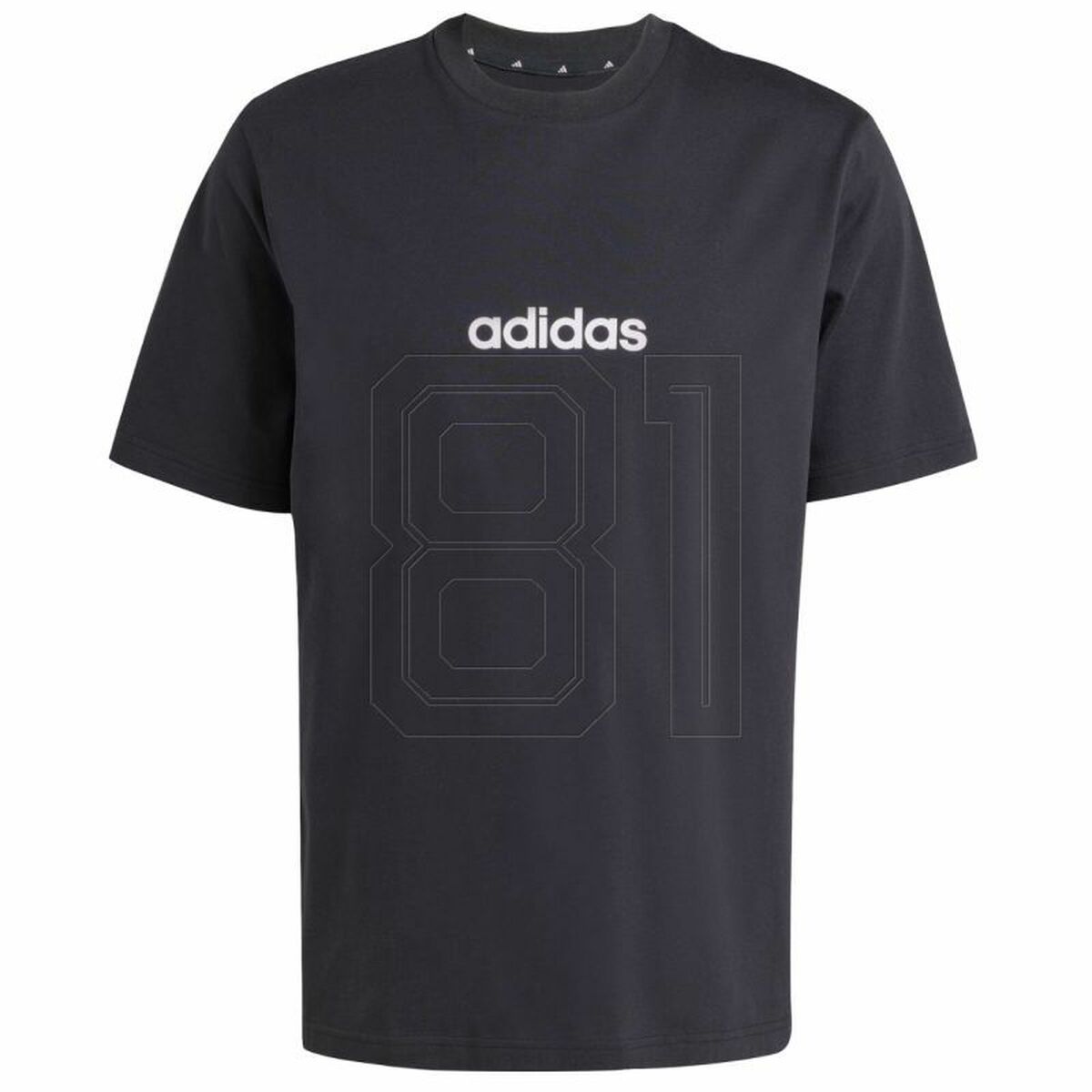 Camiseta de Manga Corta Hombre Adidas M LIN SJ T JE8993 Negro