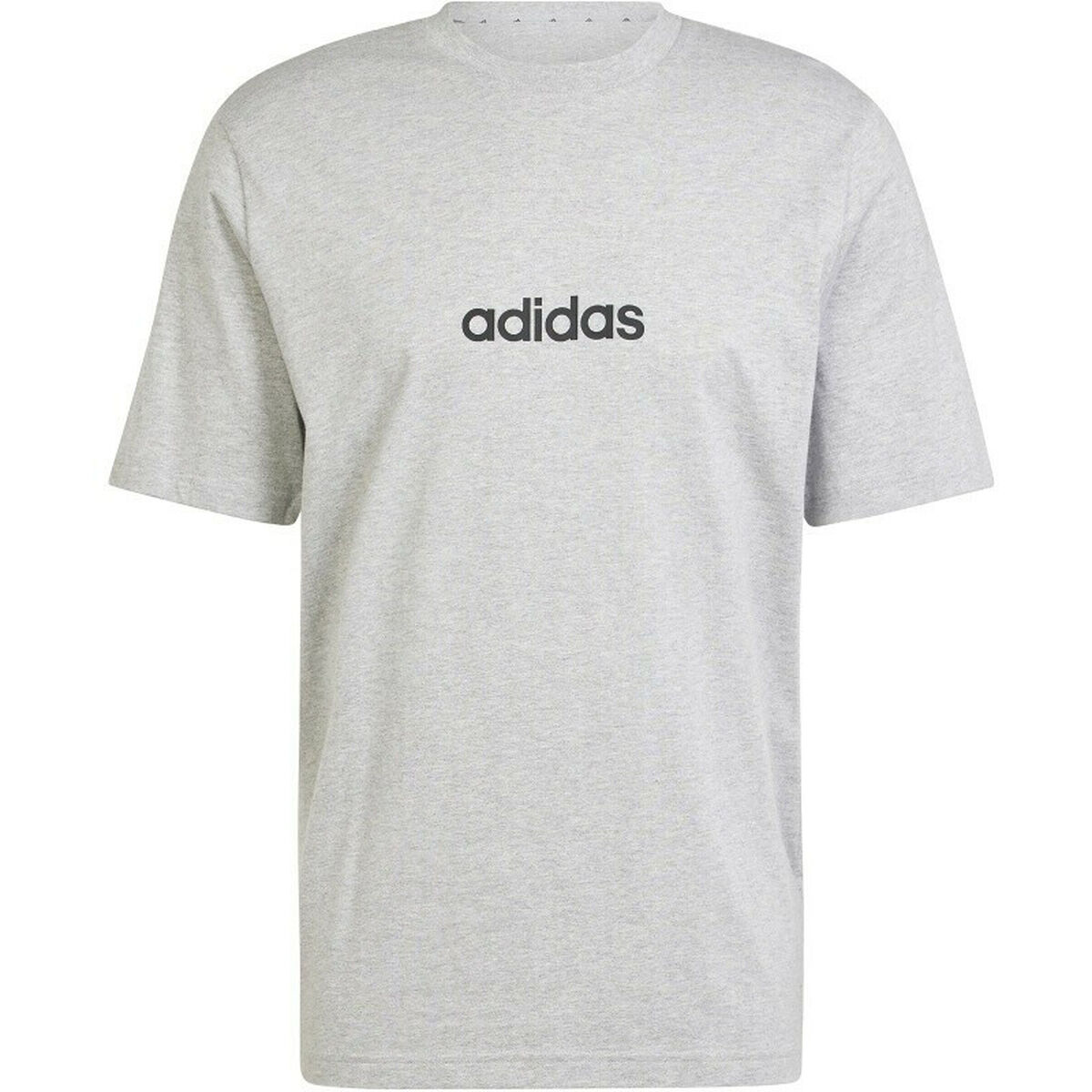 Camiseta de Manga Corta Hombre Adidas M LIN SJ T JE9002 Gris