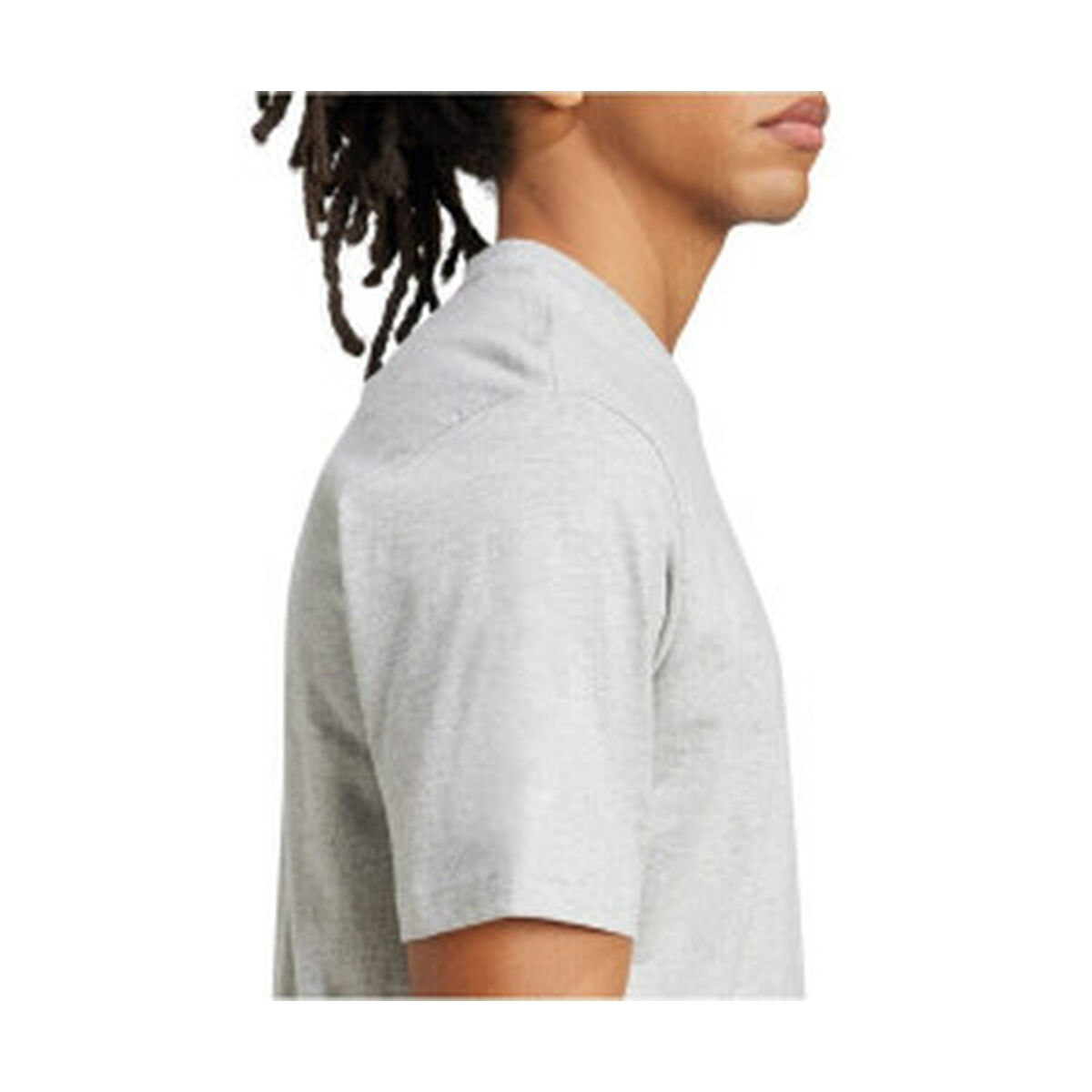Camiseta de Manga Corta Hombre Adidas M LIN SJ T JE9002 Gris
