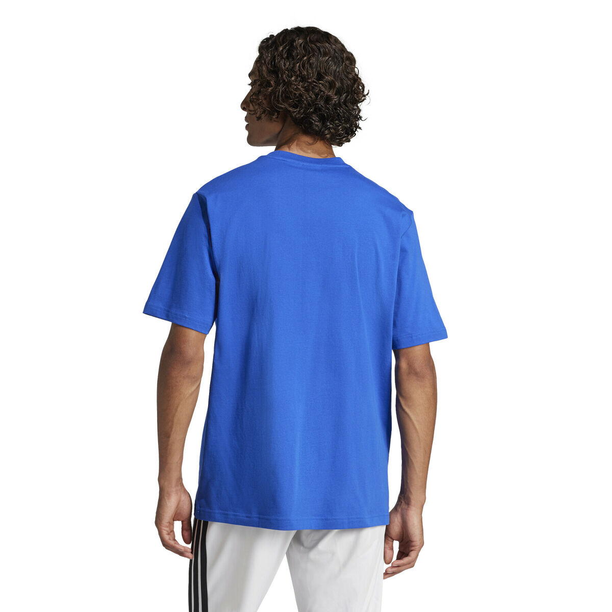 Camiseta de Manga Corta Hombre Adidas M LIN SJ T JE8995 Azul