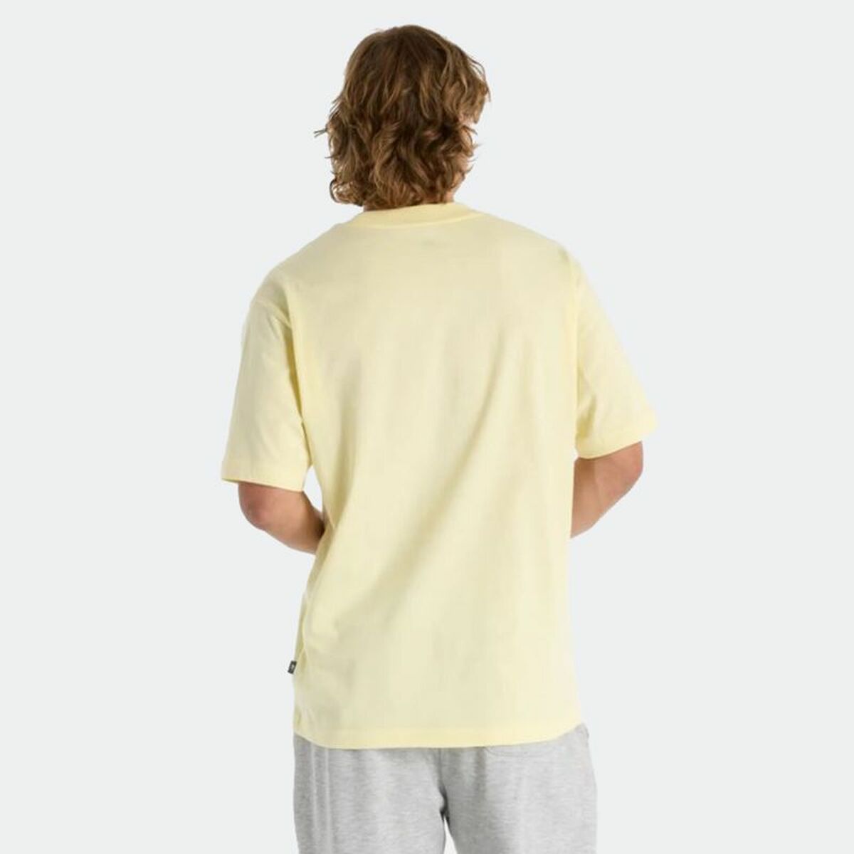 Camiseta de Manga Corta Hombre New Balance NAT LOGO SS MT51920 PCR Amarillo