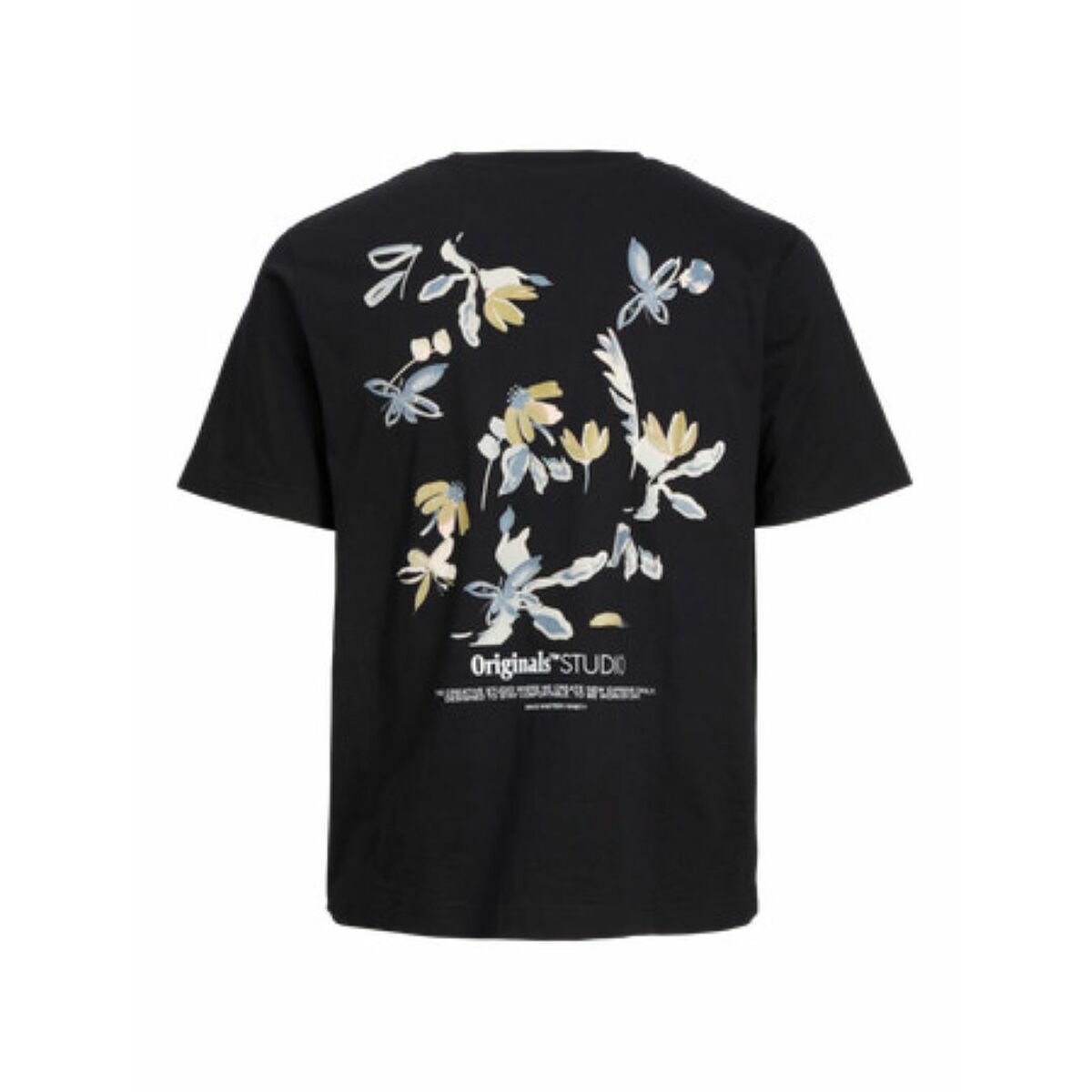 Camiseta de Manga Corta Hombre Jack & Jones JORVARENNA PAINTED BACK TEE Negro