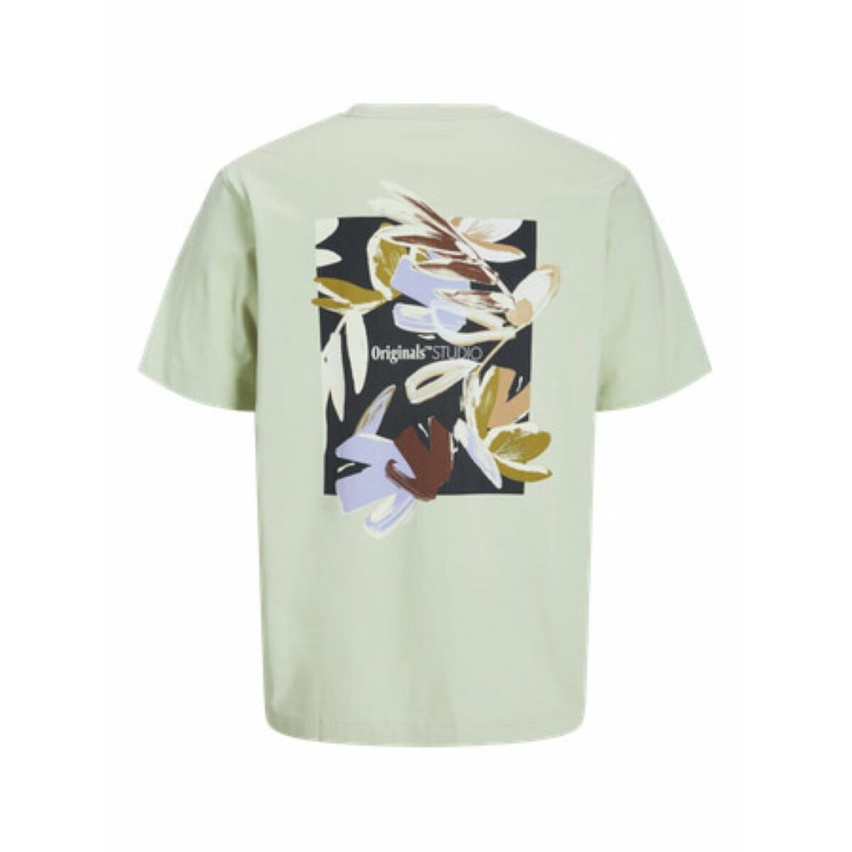 Camiseta de Manga Corta Hombre Jack & Jones JORVARENNA PAINTED BACK TEE Verde