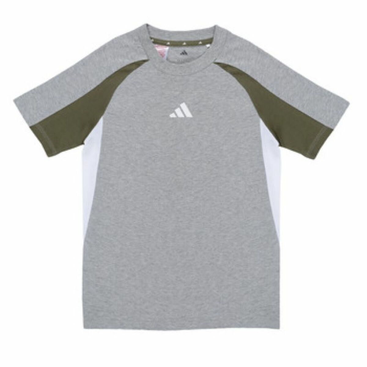 Camiseta de Manga Corta Infantil Adidas J CB T JD0059 Gris