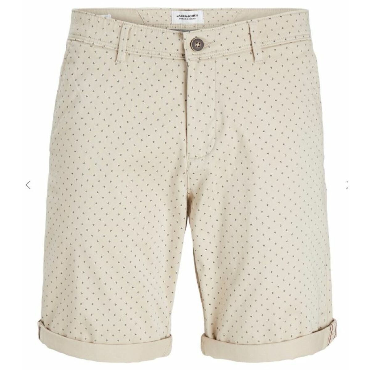 Pantalón corto Jack & Jones JPSTBOWIE SHORTS SA PRINTER MID 12230336 Beige