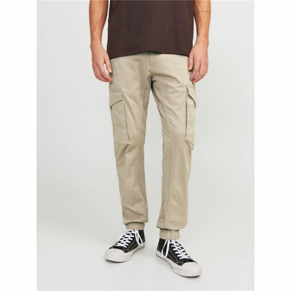 Pantalón Jack & Jones JPSTPAUL JJFLAKE CARGO CROCKERY NOOS 12193754 Beige