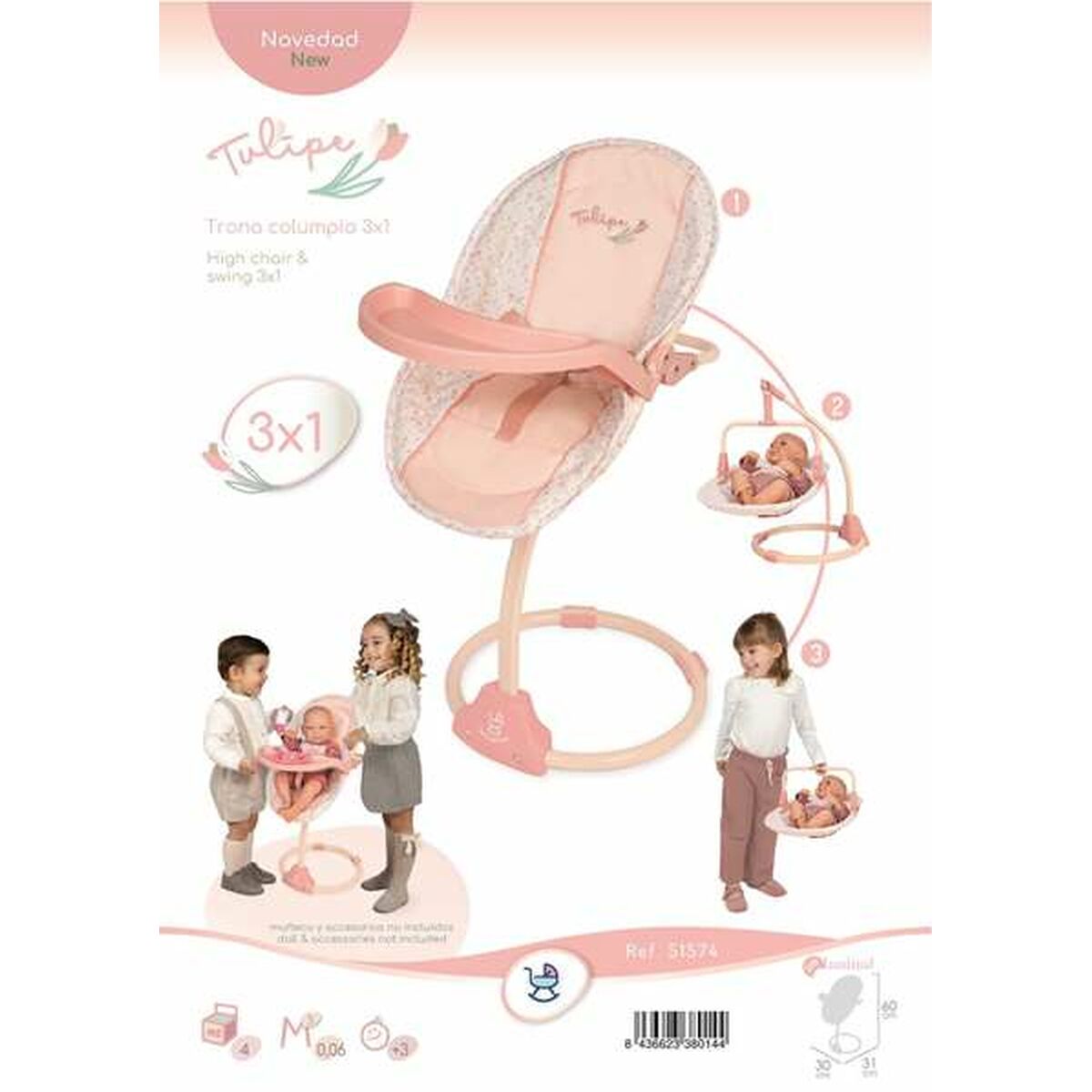 Accesorios para Muñecas Decuevas 50 cm