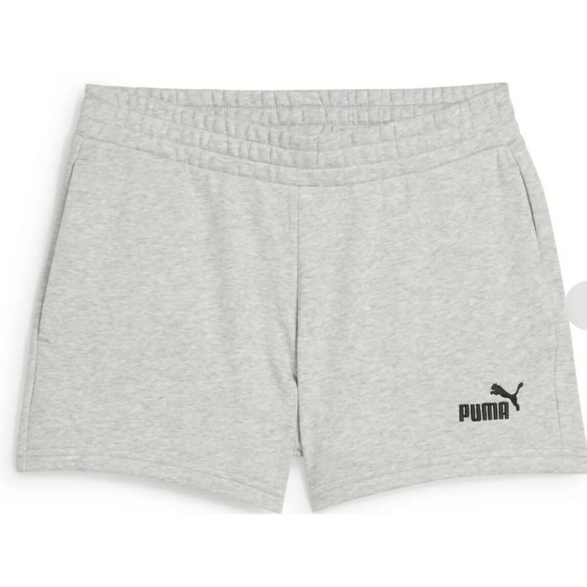 Pantalón Corto Deportivo Puma ESS Small No. 1 Logo 4'' Shorts TR Gris