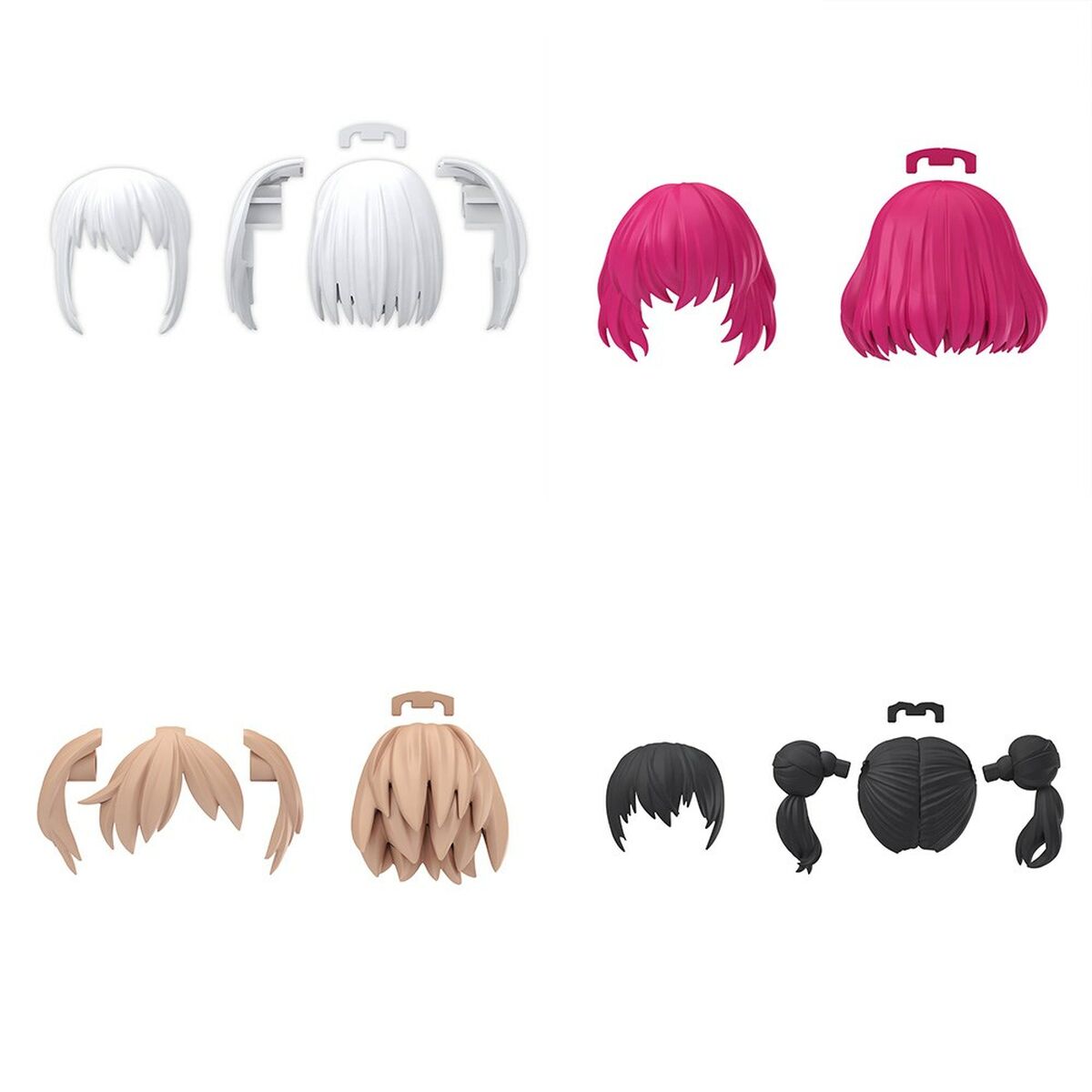 Figura Coleccionable Bandai 30MS OPTION HAIR STYLE PARTS VOL.10 Plástico Animación y anime (4 Unidades)