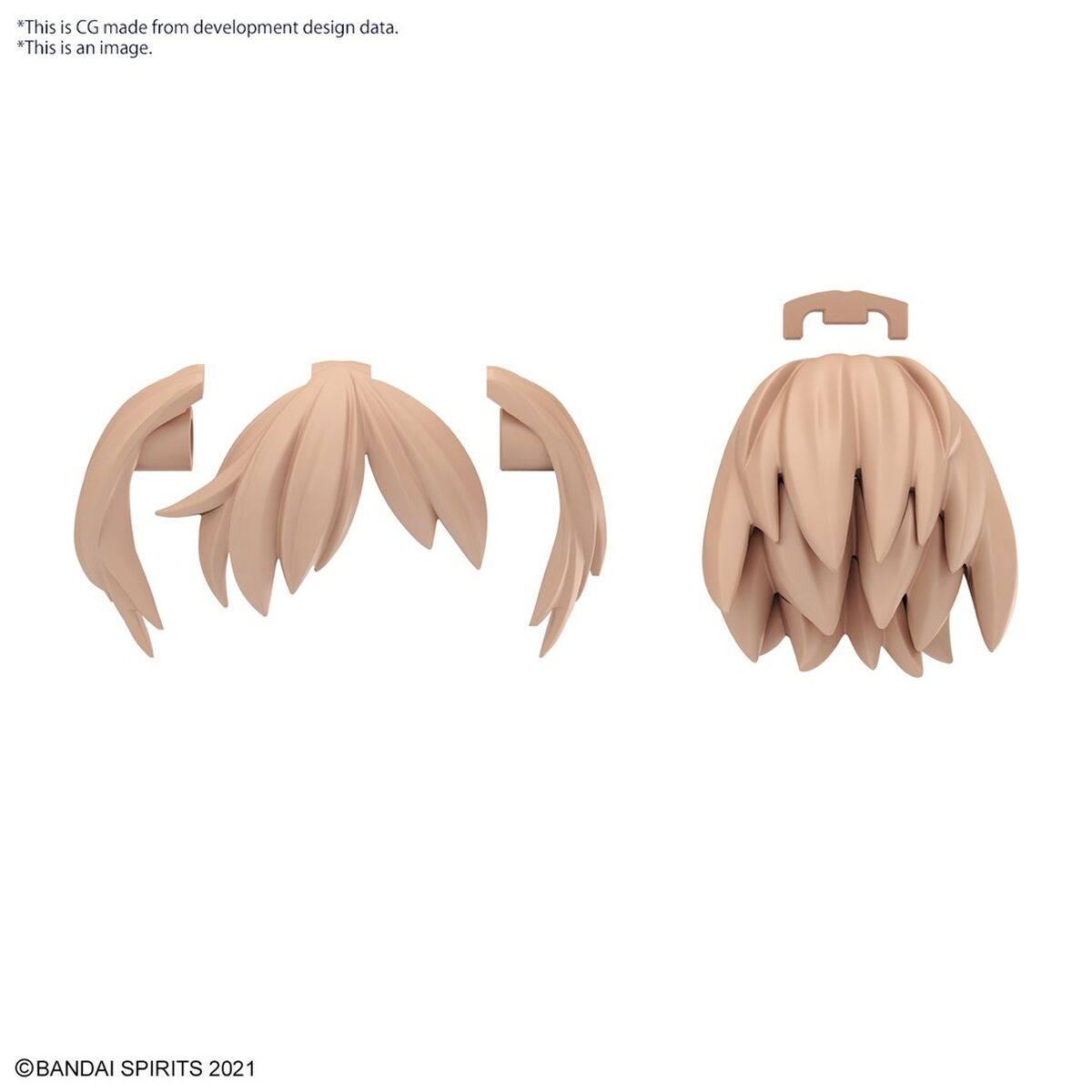 Figura Coleccionable Bandai 30MS OPTION HAIR STYLE PARTS VOL.10 Plástico Animación y anime (4 Unidades)
