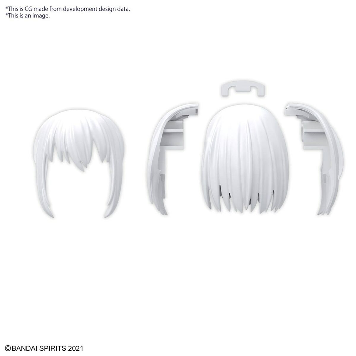 Figura Coleccionable Bandai 30MS OPTION HAIR STYLE PARTS VOL.10 Plástico Animación y anime (4 Unidades)